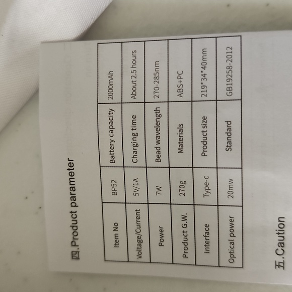 PURPLE GLOW Ultraviolet Hand Held Sterilizer Lamp Used Once - Picture 7 of 7